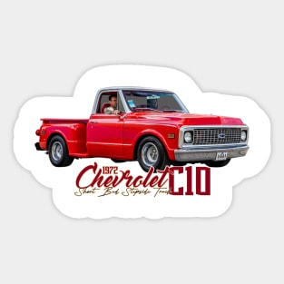 1972 Chevrolet C10 Short Bed Stepside Truck Sticker
